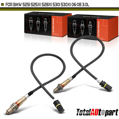 2x Sensores de oxígeno O2 para BMW 525i 525xi 530i 530Xi 528xi 2006-2007 aguas abajo Foto 1 de 4