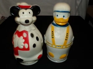 Mickey Mouse Donald Duck Puppets Wheat Puffs Cereal Nabisco Piggy Bank Vintage - Picture 1 of 6