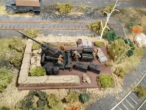 HO Roco Minitanks 6th Panzer Artillery Battery with Soldiers Hand Painted A2034 - Picture 1 of 3