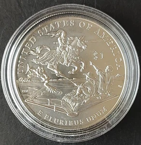 2016-P Mark Twain $1 Silver Unc. Comm. w/ OGP - Picture 1 of 3