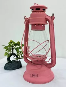 Antique Anchor Candle Lamp Nautical Maritime Green Lantern - Picture 1 of 6
