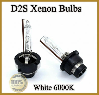 2x D2S Bulbs 35W Hid Xenon White 6000K Low Beam Mercedes CLK W209 A209 2002-2010 - Image 1 of 4