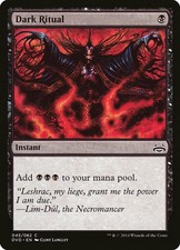 1X Dark Ritual Duel Decks Anthology: Divine vs. Demonic NM/EX MTG CARD