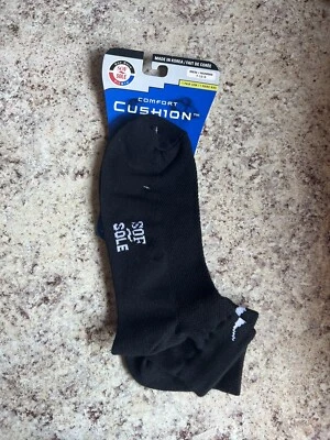 Calcetines acolchados cómodos Sof Sole para hombre talla 7-12,5 en negro  Foto 1 de 2