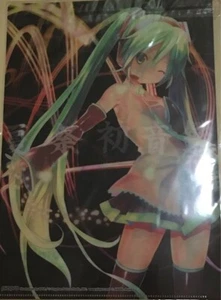 Hatsune Miku Domino Domino Pizza Clear File A4 Size kawaii - Picture 1 of 2