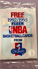1992 Fleer Drakes Cakes Pack unopened Mark Price CAVS ON TOP SEALED