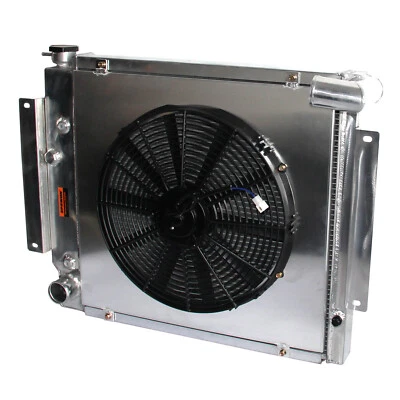 3Row Radiator+Fan Shroud Fit International Harvester Scout II 70-81 SPAWON AT MT Foto 1 de 4