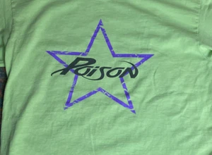 Poison, sehr selten, Promo Shirt, coole grüne Farbe, Größe L, nie getragen - Bild 1 von 5