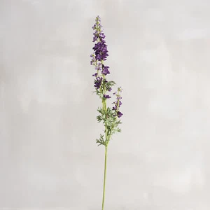 Purple Delphinium 33" Faux Floral Stem - Picture 1 of 3