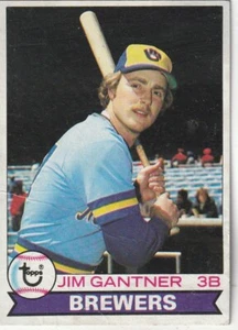 FREE SHIPPING-NRMINT-1979 Topps Jim Gantner Milwaukee Brewers #154 +BONUS CARDS - Picture 1 of 1