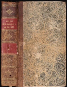 HISTOIRE de FRANCE de PHARAMOND à LOUIS XVIII abrégé par M. de MOULIÉRES 1820 T2 - Picture 1 of 12