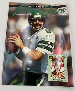 Beckett Football Card Monthly Magazine Oktober 1992 Ausgabe # 18 Browning Nagle - Bild 1 von 2