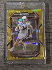 Dalton Kincaid RARE GOLD ICE REFRACTOR ROOKIE  INVESTMENT CARD SSP PANINI BILLS