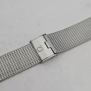 Original Vintage Omega Armband / Watchband 18mm Edelstahl Mesh 70er Jahre - Bild 1 von 12