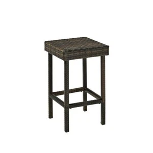 Palm Harbor 2Pc Outdoor Wicker Counter Height Bar Stool Set Brown - 2 Bar... - Picture 1 of 2
