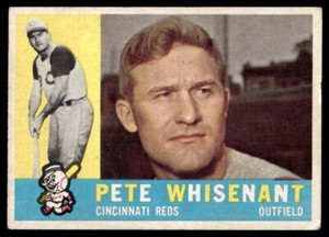 1960 Topps Pete Whisenant Cincinnati Reds #424A