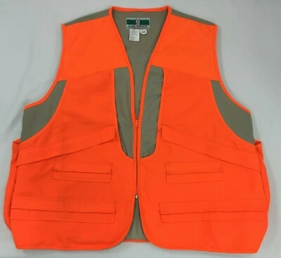 Game Winner Sportswear Hunting Vest Blaze Orange and Tan Size Large 42-44 - Image 1 of 4