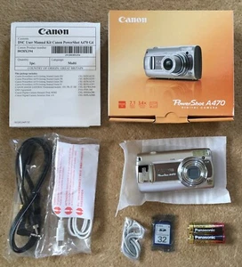 Canon Powershot A470 Digital Camera Grey - Brand New - Boxed - Picture 1 of 7