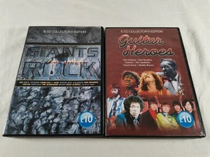 GR8 Media - 2 x Collectors Editions 6 CD Giants of Rock & Guitar Heroes Mint - Picture 1 of 5