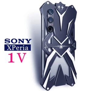 Potente estuche blindado de metal a prueba de golpes para Sony Xperia 1 V fundas de aluminio parachoques - Imagen 1 de 13