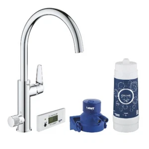 MISCELATORE PER LAVELLO BLUE PURE BAUCURVE CON SISTEMA FILTRANTE ACQUA - Foto 1 di 2