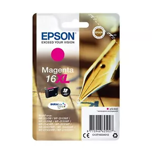 Epson 16XL Magenta Pen & Crossword High Yield Genuine, DURABrite Ultra Ink, X... - Picture 1 of 7