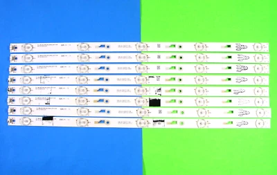 (8) Tiras de retroiluminación LED originales de Toshiba OEM para 49L510U18, TCL_ODM_49_D1600 Foto 1 de 4