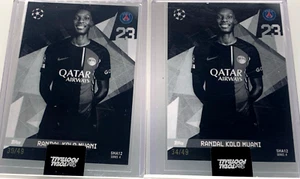2x Topps Total Football - Randal Kolo Muani nummeriert /49 - Shadow PSG Paralell - Picture 1 of 2