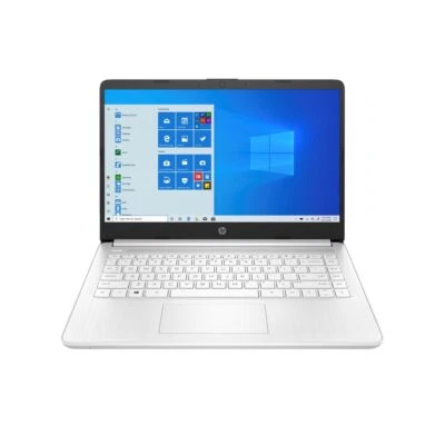 HP 14" Laptop N4020 4GB 64GB Touchscreen Win 11 H  14-dq0080nr Snowflake White - Image 1 of 4