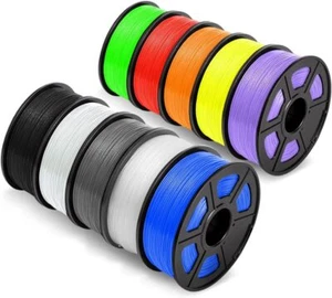 Nuovo lotto filamento stampante 3D 10 kg PLA 1,75 mm materiale stampa pool colore casuale - Foto 1 di 9