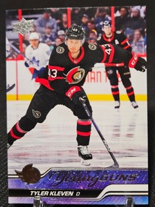 2023-24 Upper Deck Series 1 Young Guns Tyler Kleven #235 Ottawa Senators