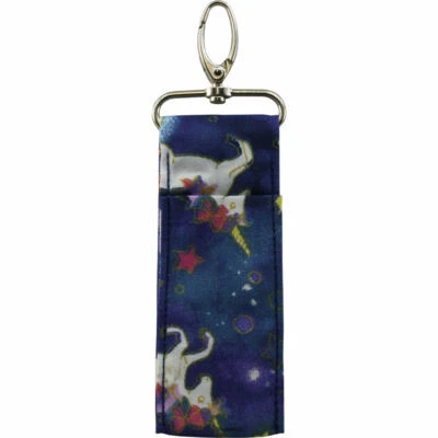 BIRDZ 1 UNICORN Lip Balm Chapstick Holster Lipstick Holder Key Chain With Metal Clip