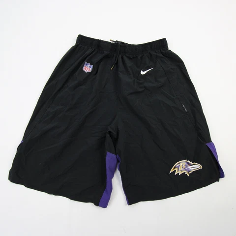Baltimore Ravens Nike NFL On Field Apparel Dri-Fit Athletic Shorts Men's Used Cover