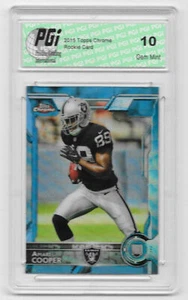 Amari Cooper 2015 Topps Chrome Blue Wave Refractor Rookie Card #115 PGI 10 - Picture 1 of 1