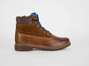 Jungen Timberland Amesbury 6 Inch PT 8275R Braun Leder Wildleder Schnürstiefel - Bild 1 von 6