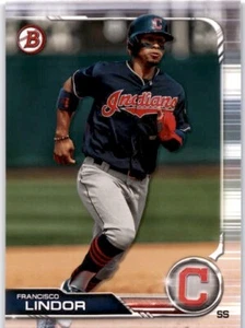 FRANCISCO LINDOR 2019 Bowman #89 Cleveland Indians - Picture 1 of 2