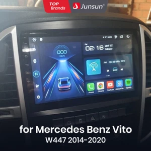 Radio de coche 8+256 GB Android 13 para Benz Vito W447 14-2024 GPS Navi GPS WIFI 4G SWC - Imagen 1 de 14