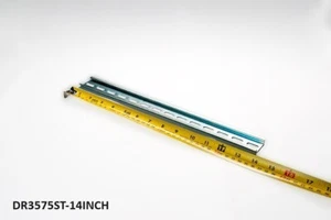 Neu DIN Schiene Schlitzstahl, vorgeschnitten 35 mm x 7,5 mm, 350 mm (~14 (13,8) Zoll) lang - Bild 1 von 2