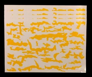 4 Sheets Multicam B – 8" x 12" – High Heat Vinyl Stencil – Cerakote, Duracoat - Picture 1 of 4