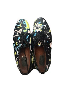 *Absodeitly Custom US 10.5 Bostonian Elements Black Oxford Shoes - Picture 1 of 8