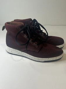 Dr. Martens Telkes Knit Women Size 11 Ankle Sneaker Boot Burgundy Maroon - Picture 1 of 10