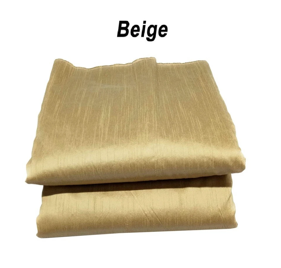Beige Dupion Silk Fabric Plain 44/45" Width, for Dresses, Craft, Decor 5 YARD - Image 1 of 3