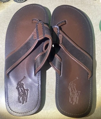 Chanclas polo para hombre 11? 12? Medida unos 12 pulgadas usado Foto 1 de 4