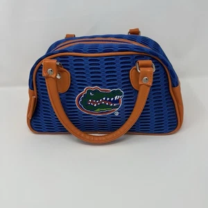 Alan Stuart Florida Alligatoren blau und orange Umhängetasche Tasche Handtasche - Bild 1 von 12