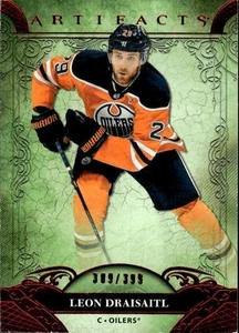 2020-21 Upper Deck Artifacts Ruby #101 Leon Draisaitl OILERS /399 - Picture 1 of 2