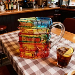 350ml Painted Book Mug WithCharming-MotifBook Shaped DesignOrnament Tea Cup Gift - Picture 1 of 15