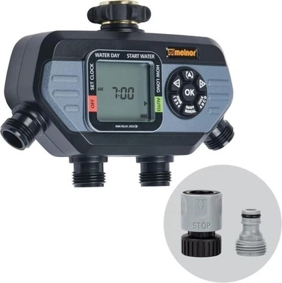 65141AMZ 4 Zone Digital Water Grey, Black Timer 4V Digi Timer - Image 1 of 4