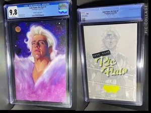 CGC 9.8 NOMBRE EN CÓDIGO RICK FLAIR #1 | Variante Whatnot Virgin | ENVÍO GRATUITO - Imagen 1 de 5