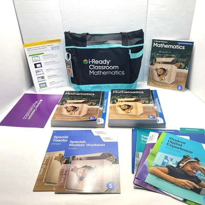 I-Ready Classroom Mathematics Grade 5 Vol. 1 & 2 COMPLETE Set Student & Teacher - Image 1 of 4