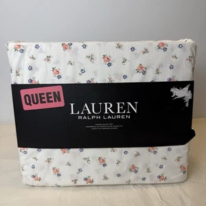 Ralph Lauren QUEEN Bettwäsche Set Frühling Landhaus klein Blumen rosa 4tlg Landhaus Chic - Bild 1 von 3